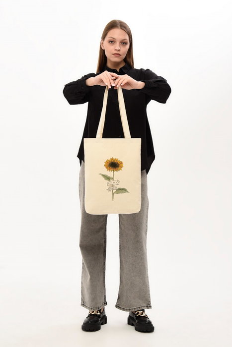 Zoozie Bags 0607 Bolso de mano de algodón 100% cremacolor, 35x40x8 cm